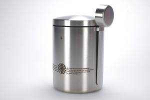 Engraving WMF cult coffee tin with coffee measure